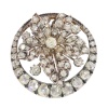 A Diamond Leaf Brooch in Grand Victorian Bloom, circa 1870